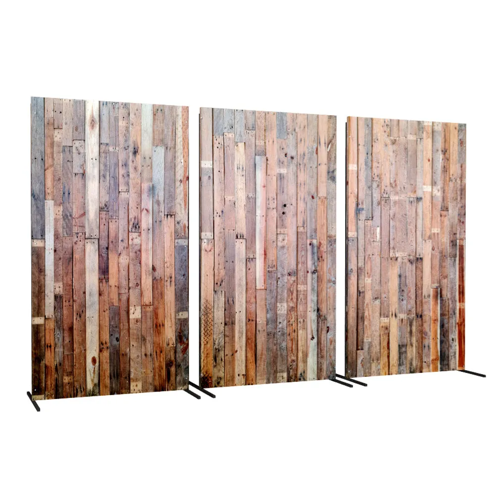 3.6m Rustic Timber Wall