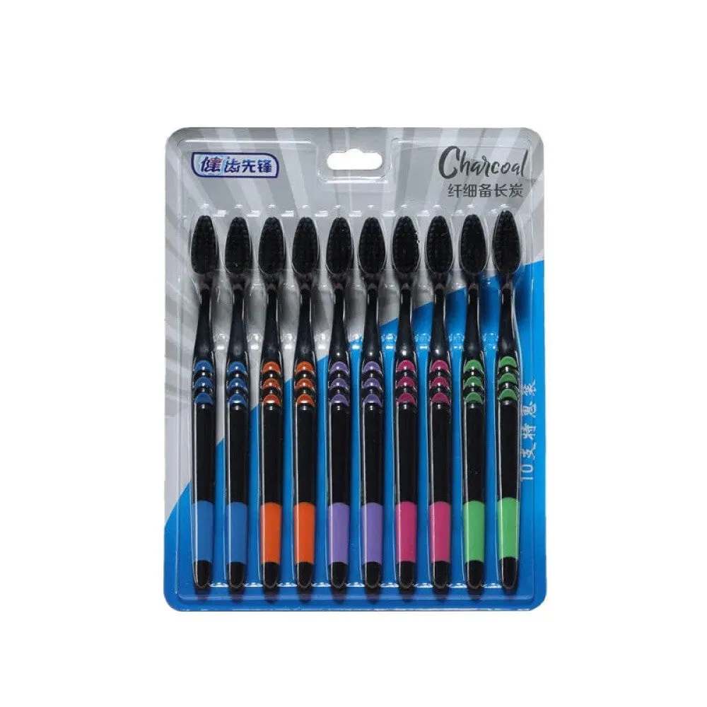 Bamboo Charcoal Toothbrush for Adults