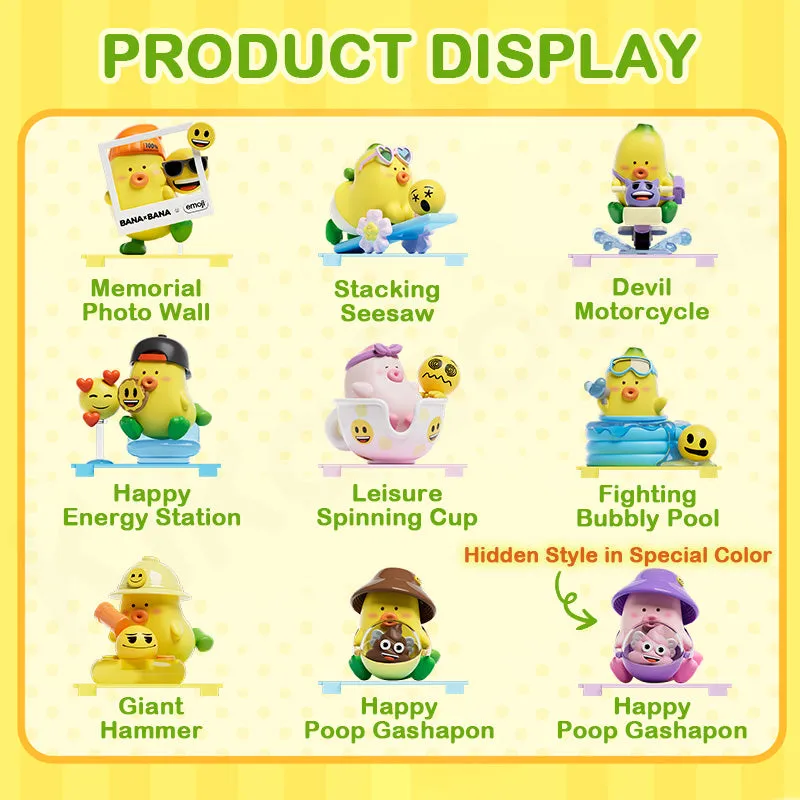 BANA×BANA emoji® Relaxing Playground Pro Series Mini Blind Box