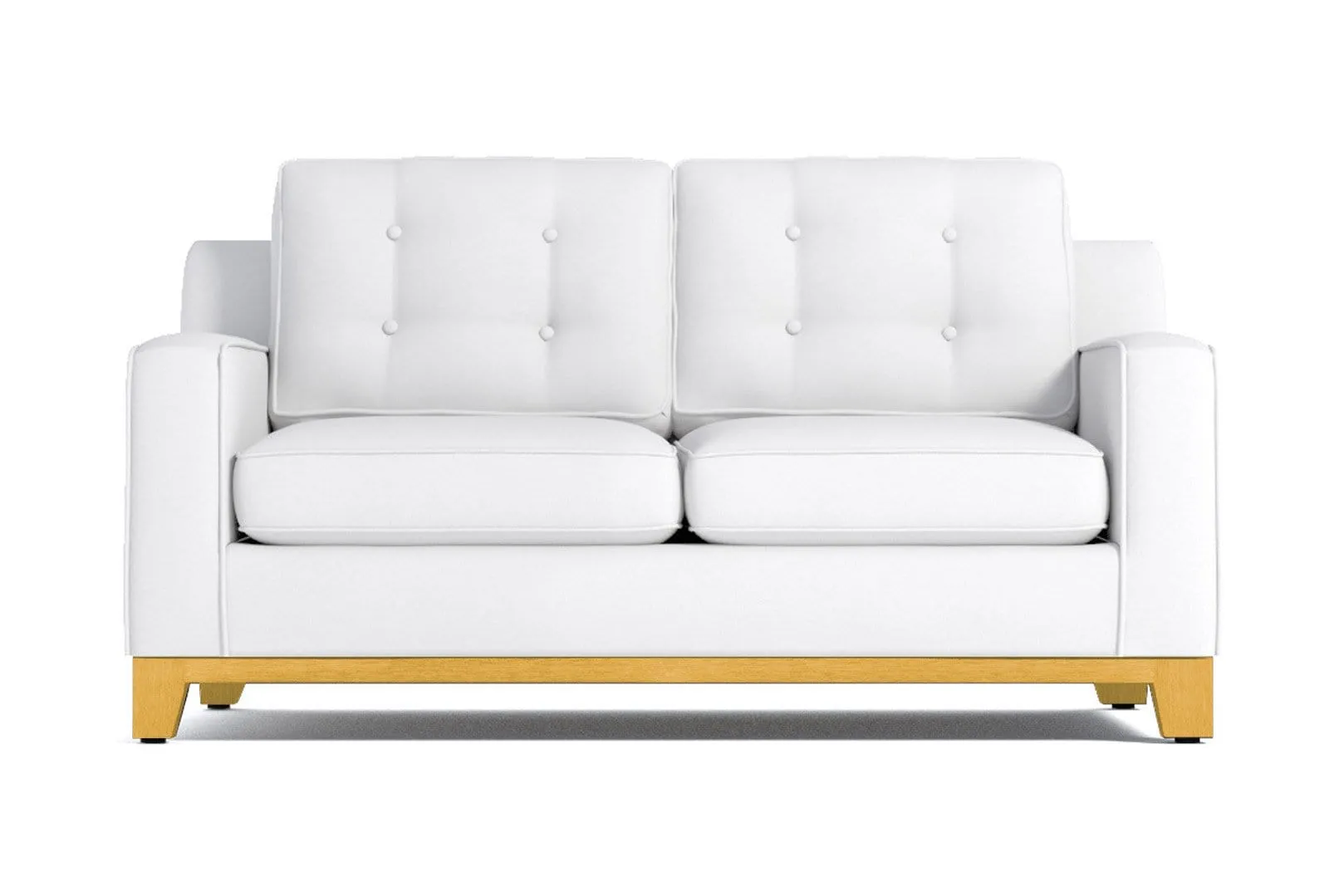 Brentwood Loveseat :: Leg Finish: Natural / Size: Loveseat Size - 62"w