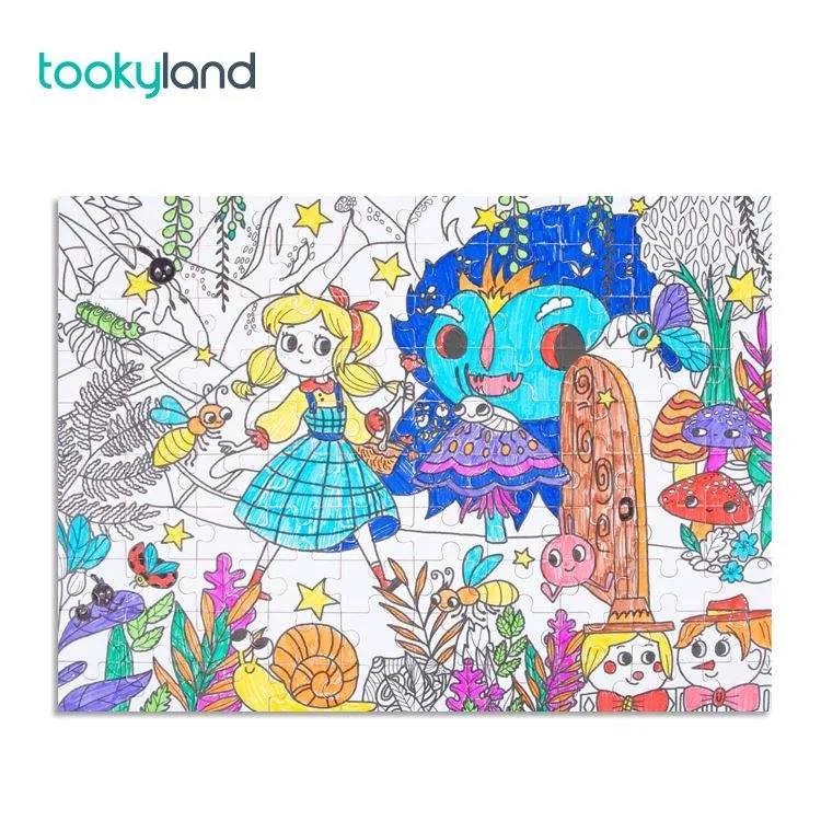 Coloring Puzzle: Secret Garden