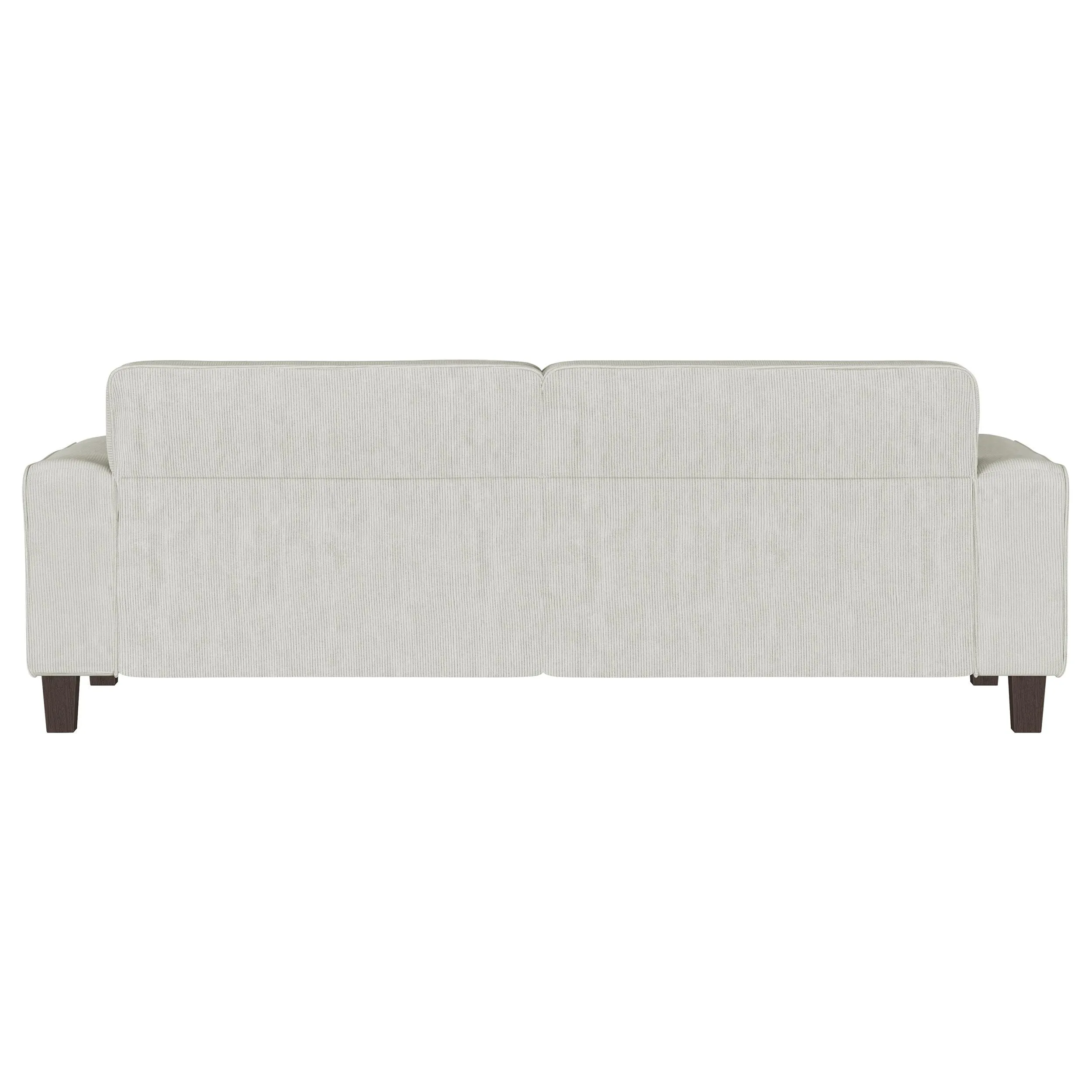 Deerhurst Upholstered Tufted Track Arm Sofa Beige