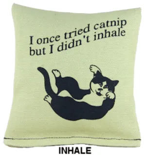 Dr. Pussums Soft Square Inhale Catnip Pillow