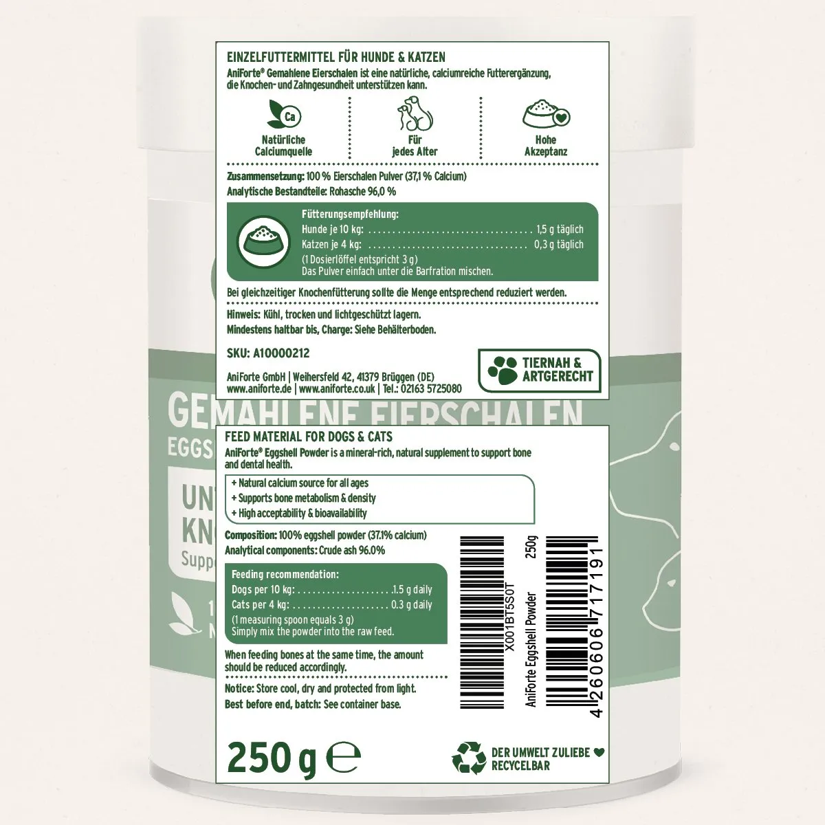 Eggshell Powder - Natural Calcium Supplement