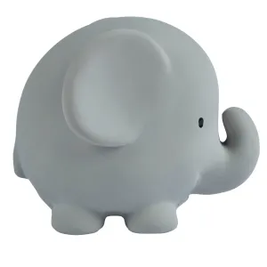 Elephant - Natural Rubber Baby Teether Rattle & Bath Toy
