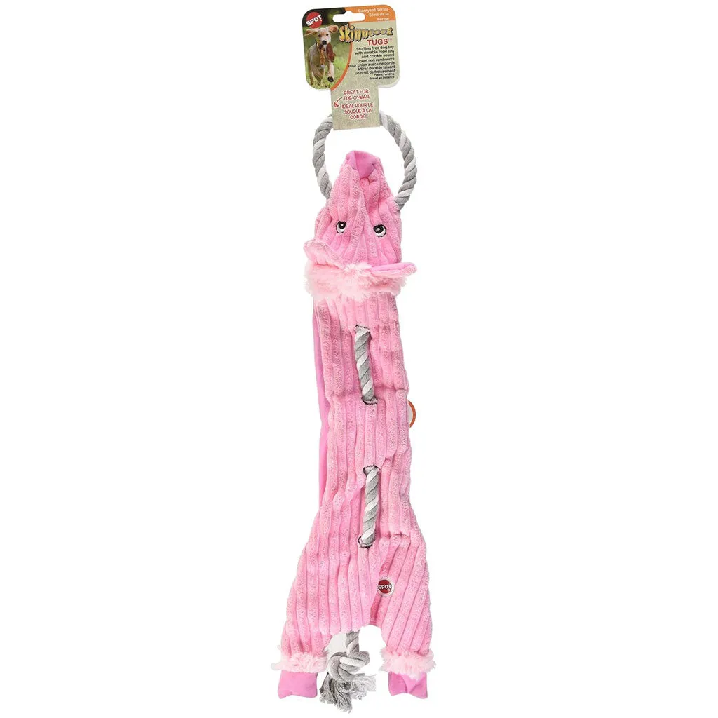 Ethical Pet Skinneeez Tugs Dog Toy Barnyard, Assorted, 23"