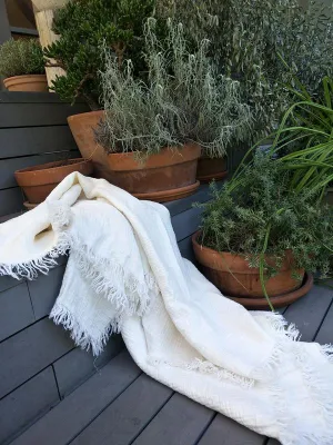 Heavy Weight French Linen Throw