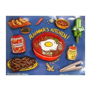 Korean Food Wooden Puzzle