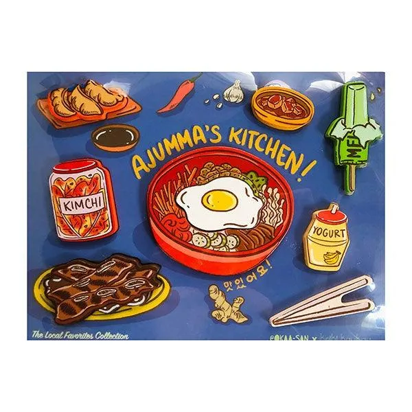Korean Food Wooden Puzzle