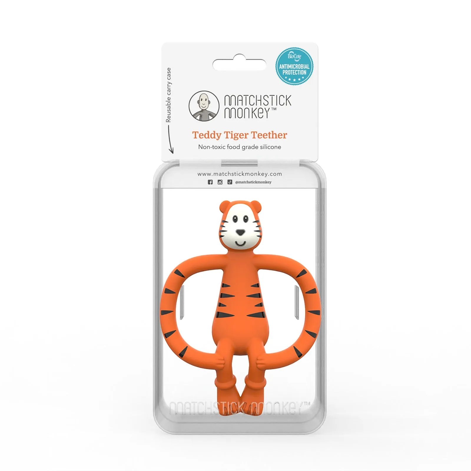 Matchstick Monkey Teddy Tiger Teether
