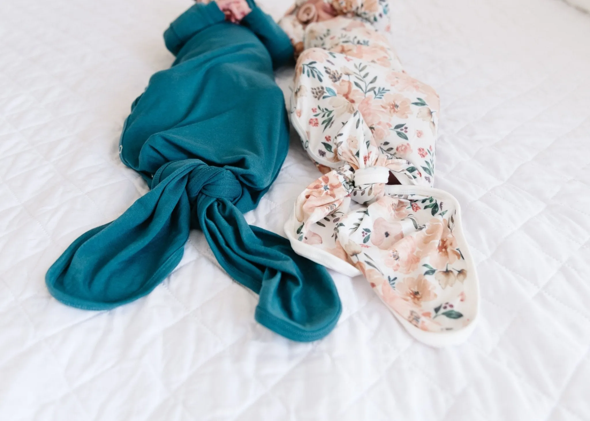 Newborn Knotted Gown - Autumn