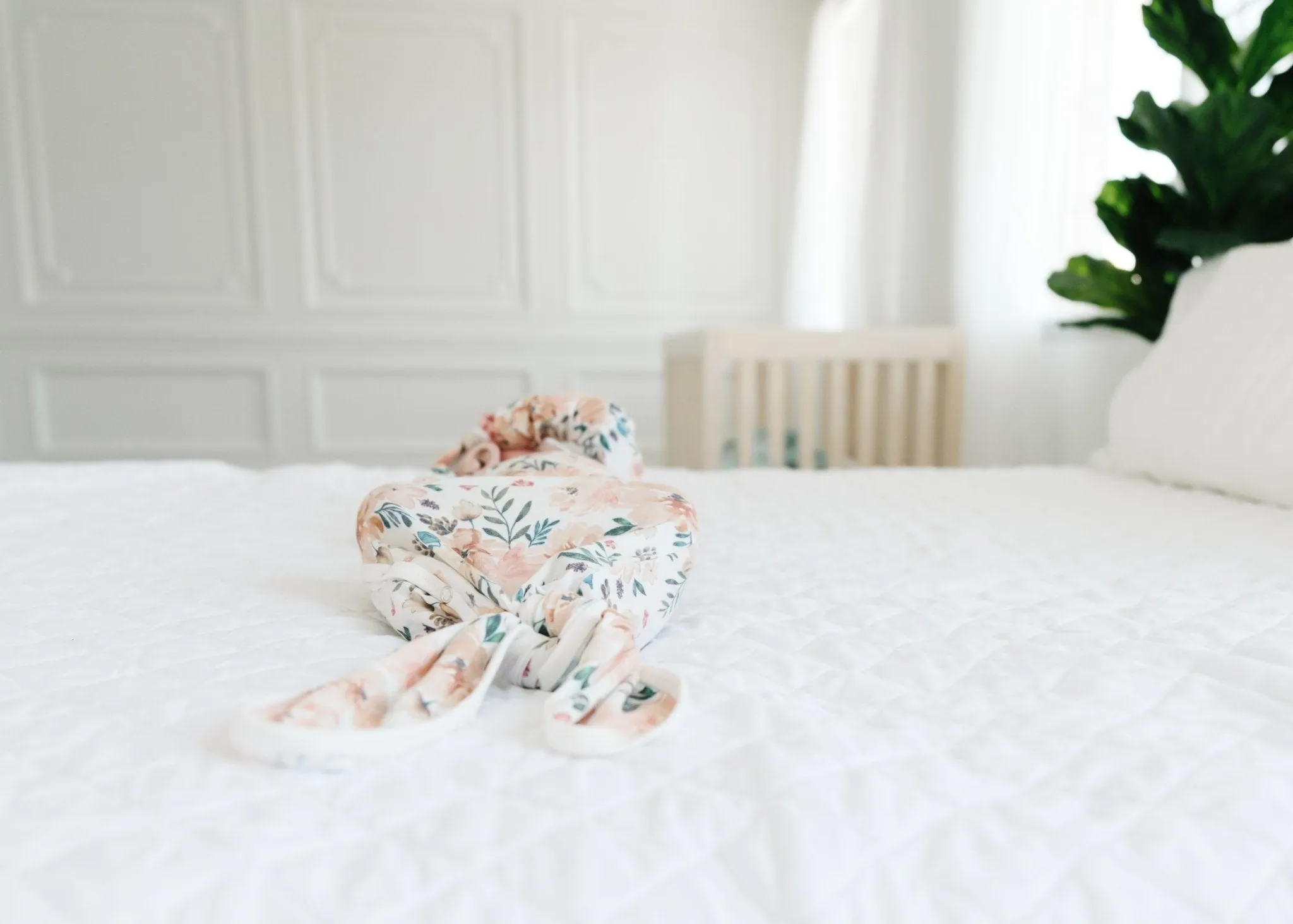 Newborn Knotted Gown - Autumn