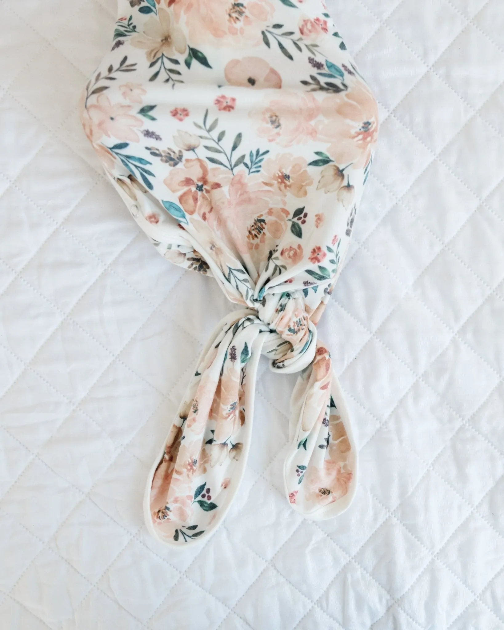 Newborn Knotted Gown - Autumn