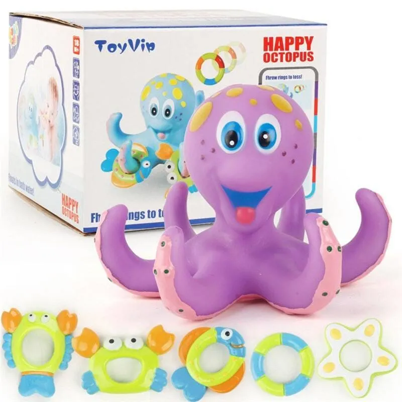 Octopus Shaped Bath Toys for Babies