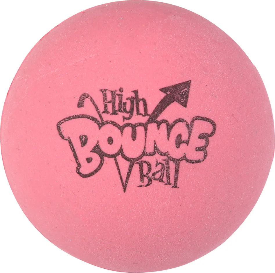 Rubber Pink Bouncy Ball