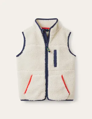 Sherpa Gilet-Natural Tan