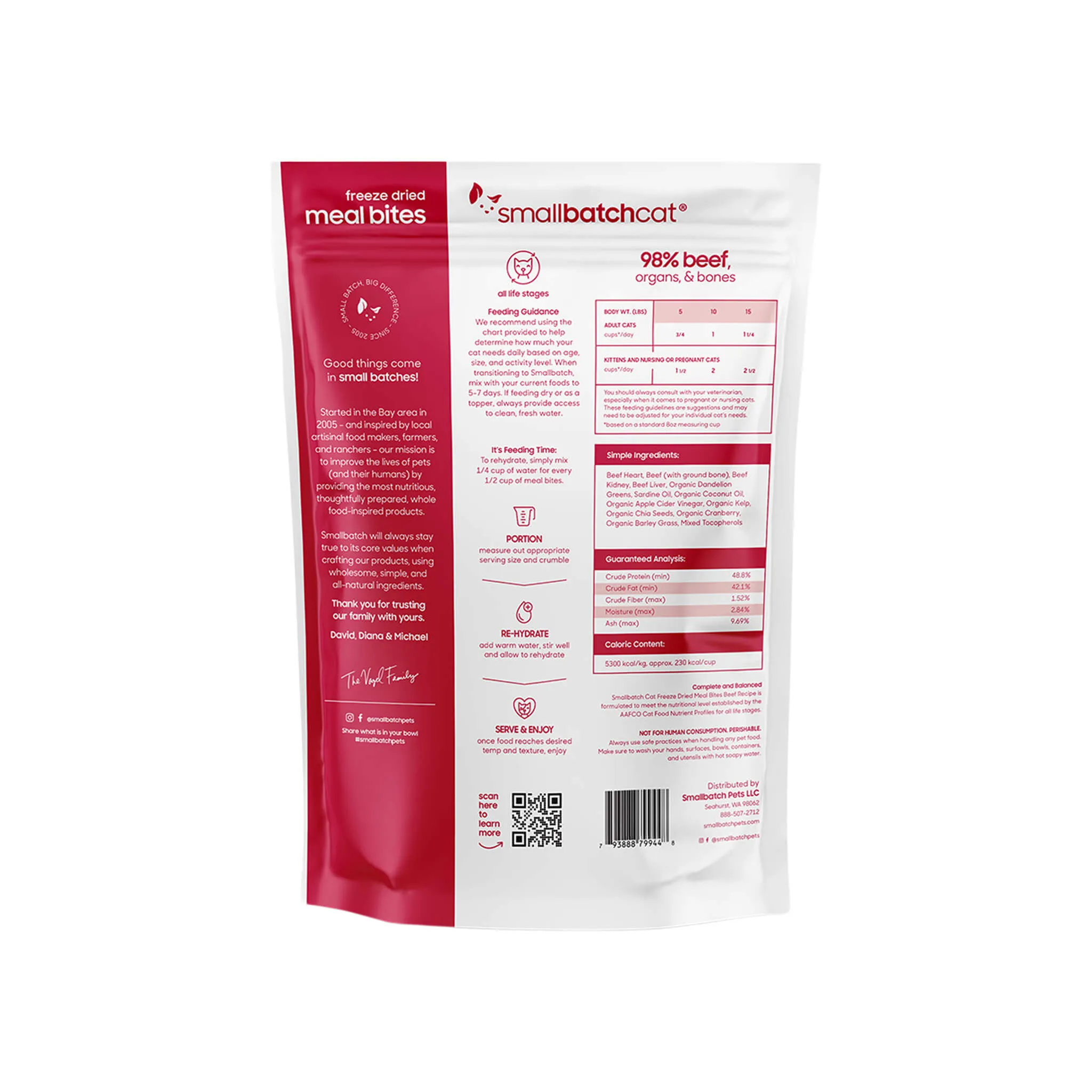 SmallBatch Freeze Dried Meal Bites for Cats