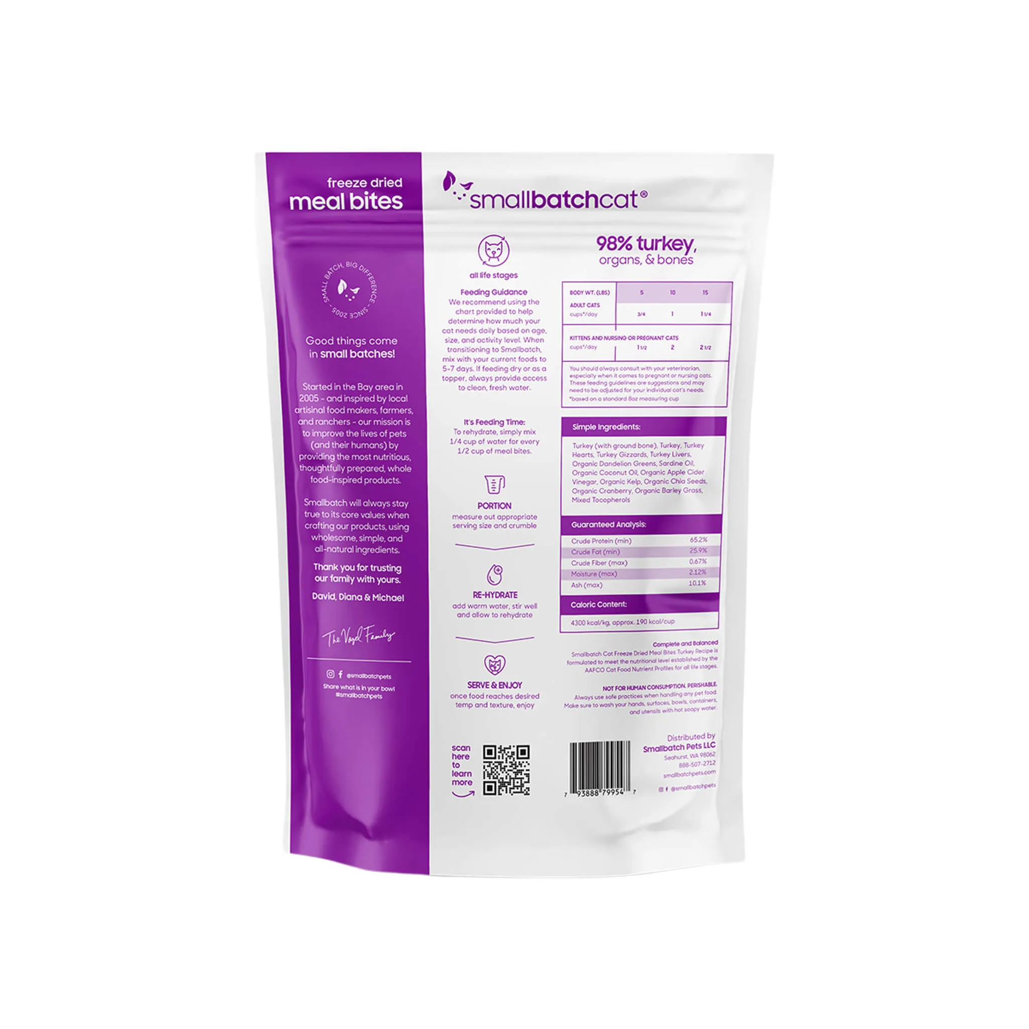 SmallBatch Freeze Dried Meal Bites for Cats