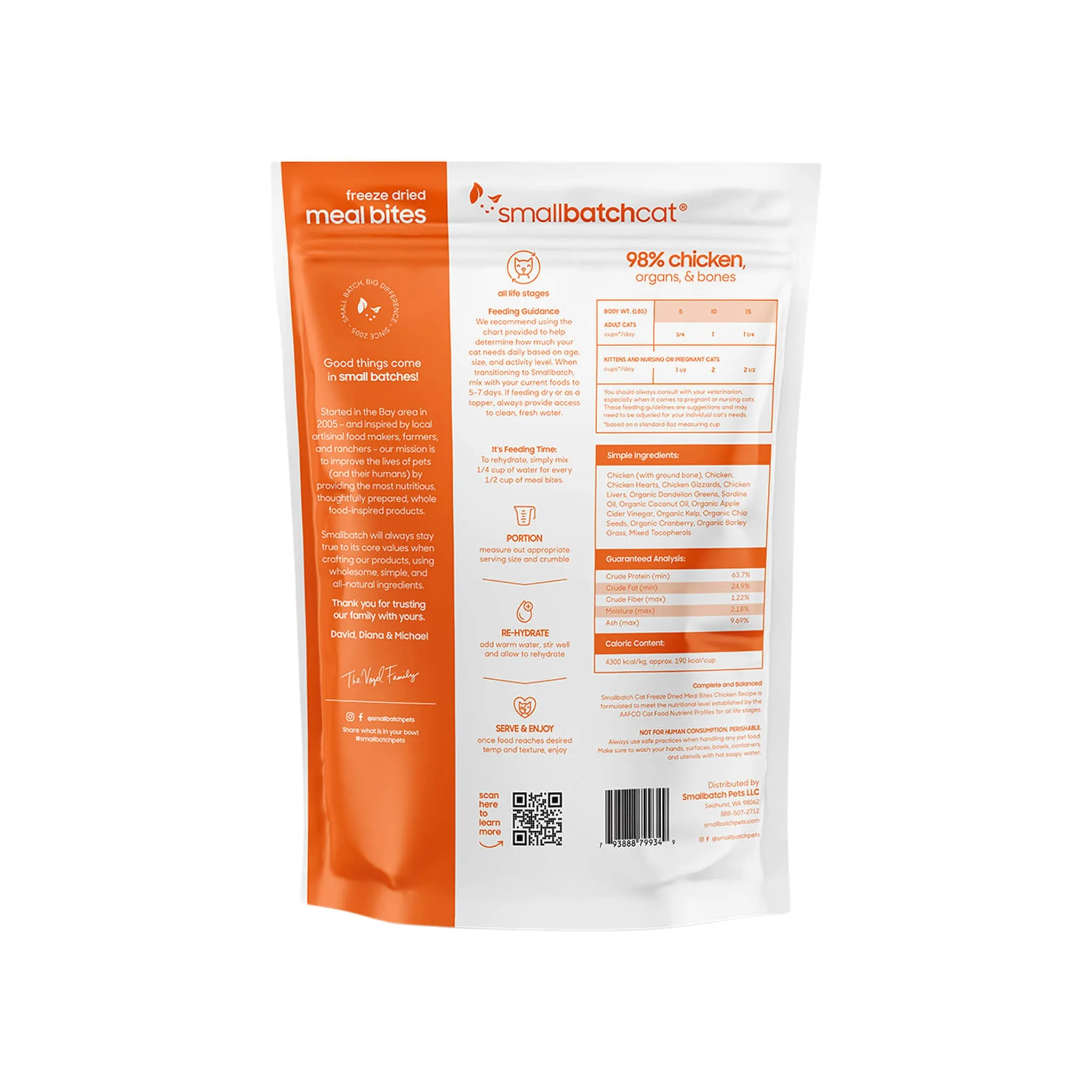 SmallBatch Freeze Dried Meal Bites for Cats