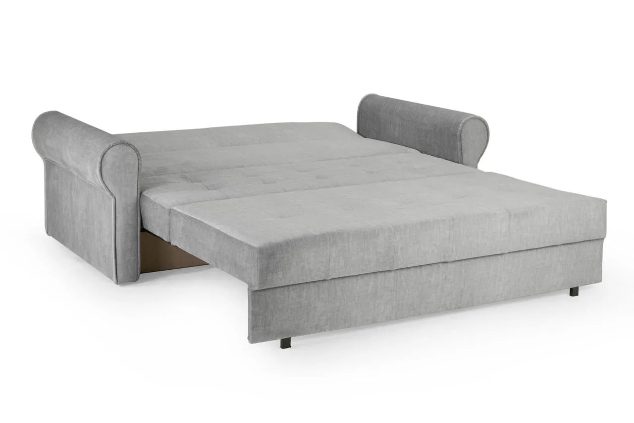 Texas Sofabed - Grey 3 Seater - 185 CM