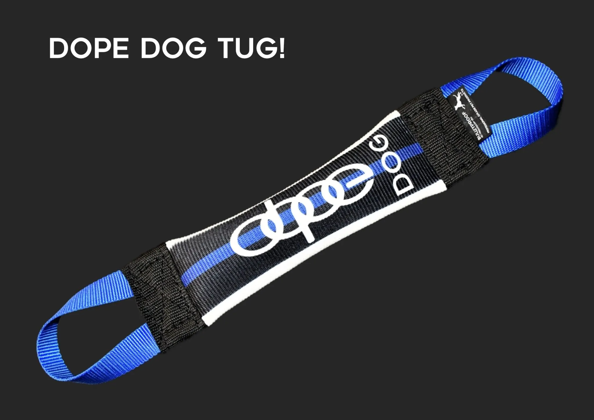 Thin Blue Line Dope Dog Fire Hose Training Tug