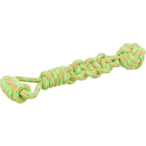 Trixie Playing Rope with Woven-in Ball