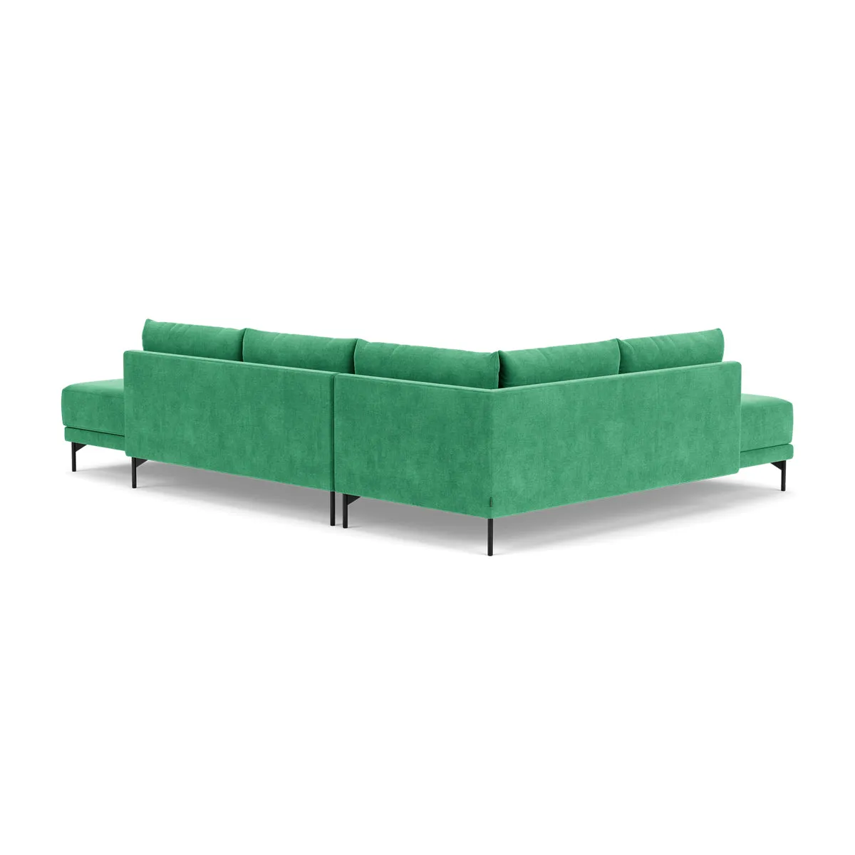 Vivica Fabric Left Sofa Bed (Grass Green)